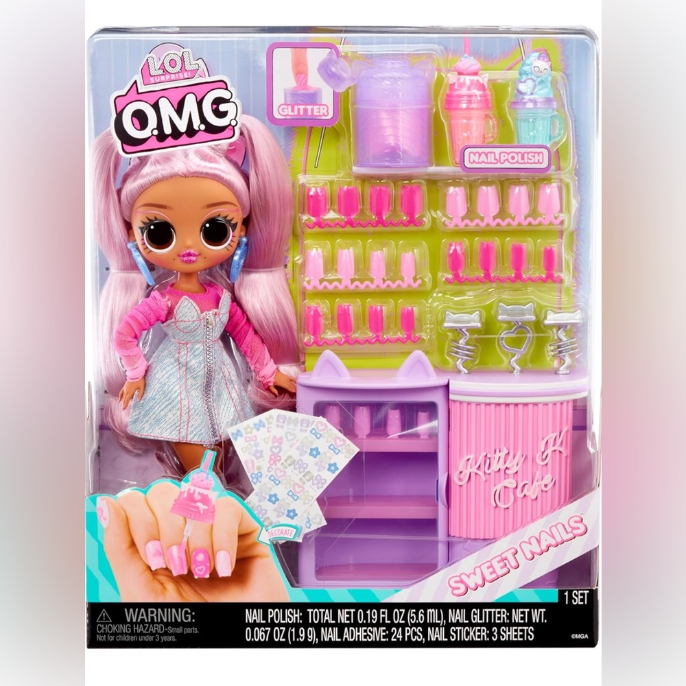 LOL Surprise OMG Sweet Nails Kitty K Cafe